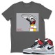 SNEAKERHEAD T-SHIRT - AIR JORDAN 1 SMOKE GREY