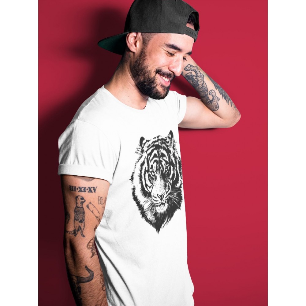 TIGER T-SHIRT - AIR JORDAN 1 BLACK WHITE