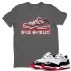 SHOE GAME LIT T-SHIRT - AIR JORDAN 11 CONCORD BRED