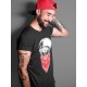 SKULL HAT T-SHIRT - AIR JORDAN 11 CONCORD BRED