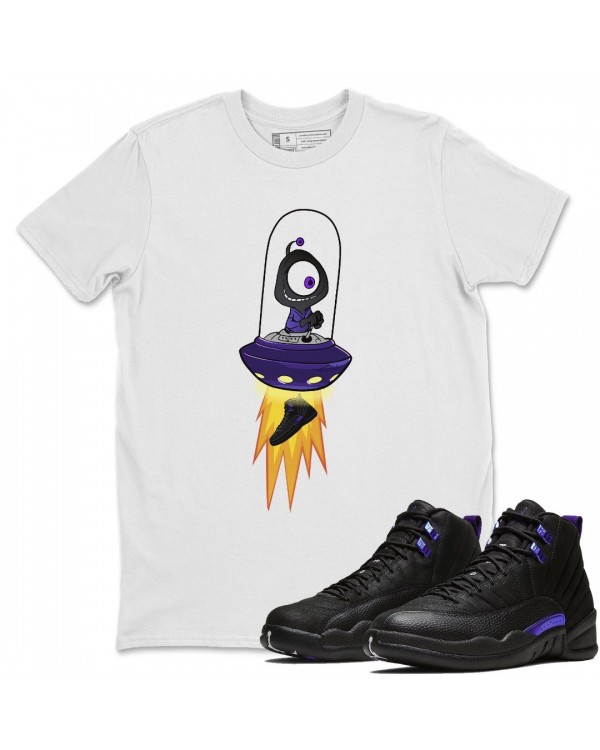 ALIEN T SHIRT - AIR JORDAN 12 DARK CONCORD