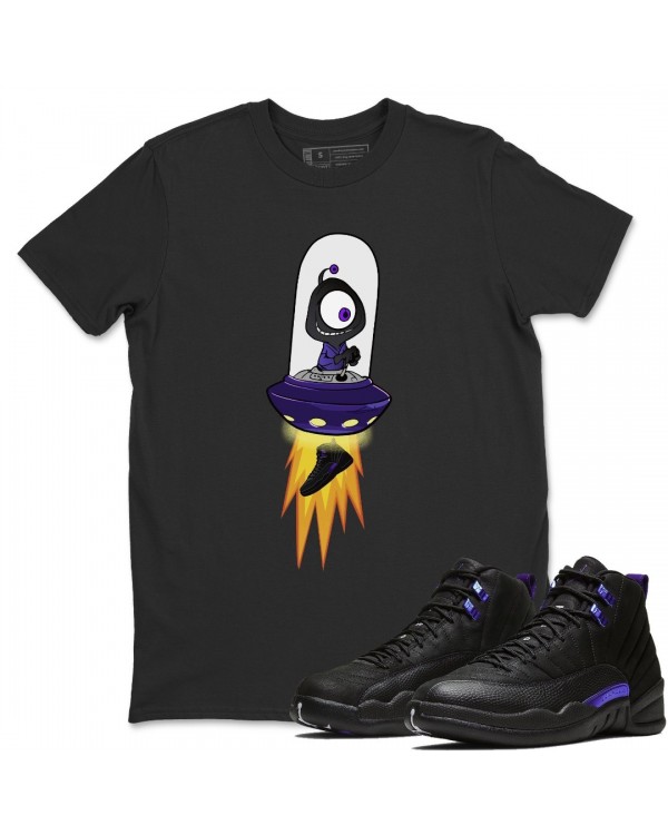 ALIEN T SHIRT - AIR JORDAN 12 DARK CONCORD