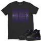 BORN HUSTLER T SHIRT - AIR JORDAN 12 DARK CONCORD