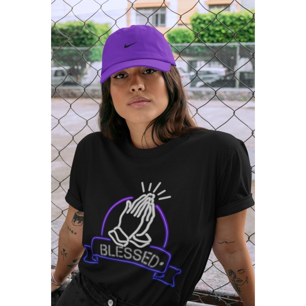 BLESSED T SHIRT - AIR JORDAN 12 DARK CONCORD