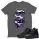 DOLLAR CAMO T SHIRT - AIR JORDAN 12 DARK CONCORD