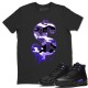 DOLLAR CAMO T SHIRT - AIR JORDAN 12 DARK CONCORD