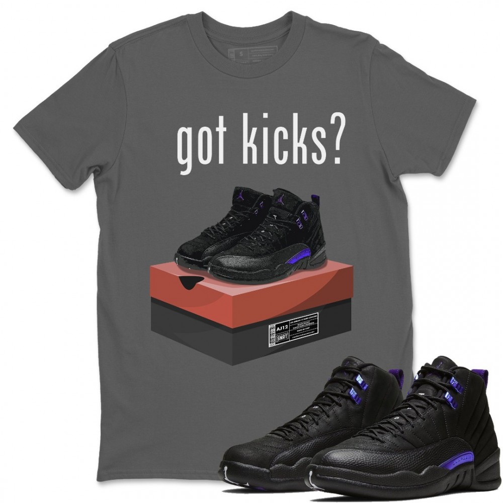 GOT KICKS T SHIRT - AIR JORDAN 12 DARK CONCORD