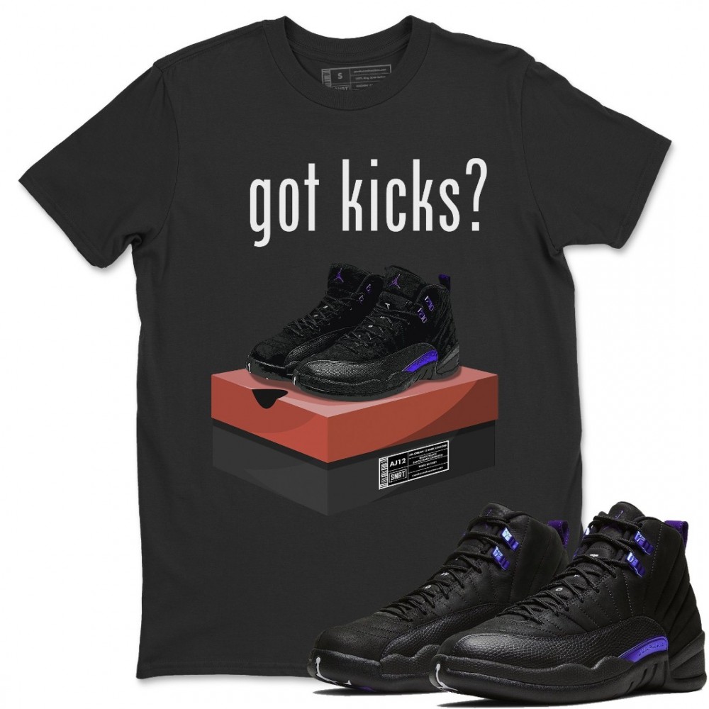 GOT KICKS T SHIRT - AIR JORDAN 12 DARK CONCORD