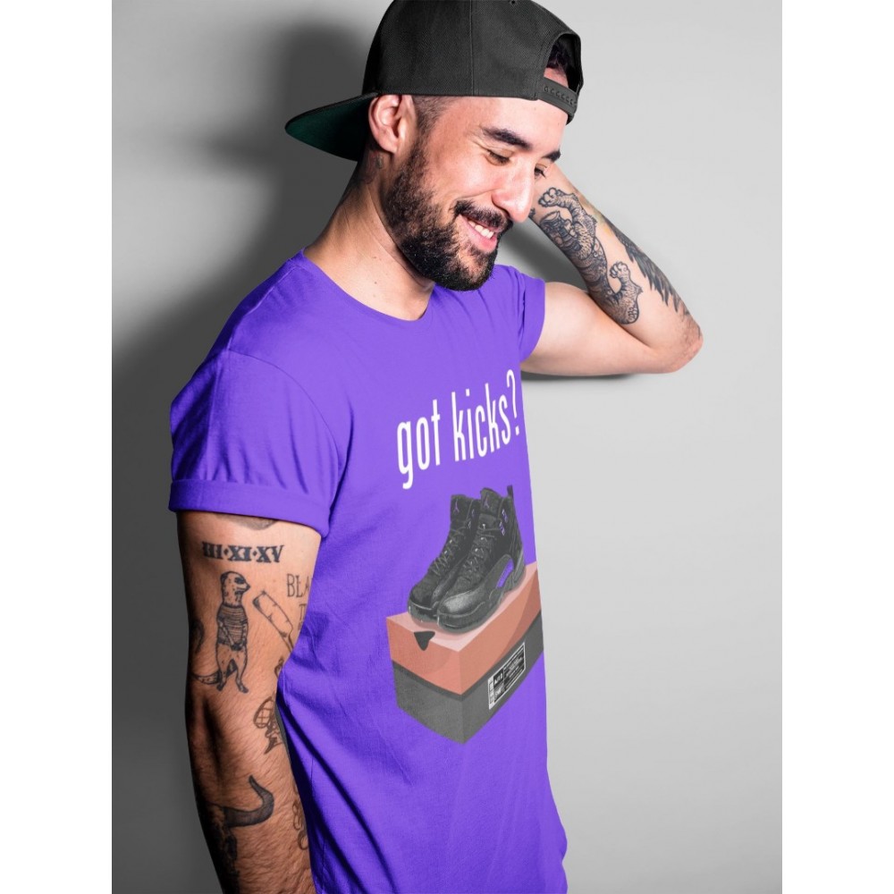 GOT KICKS T SHIRT - AIR JORDAN 12 DARK CONCORD