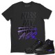 KISS MY ASS T SHIRT - AIR JORDAN 12 DARK CONCORD