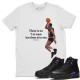 MICHAEL JORDAN T SHIRT - AIR JORDAN 12 DARK CONCORD