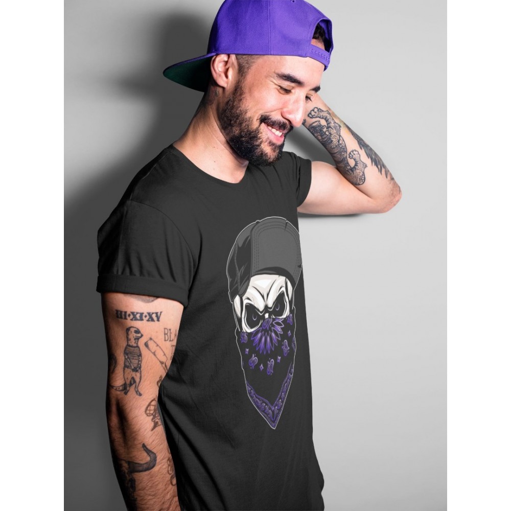 SKULL HAT T SHIRT - AIR JORDAN 12 DARK CONCORD