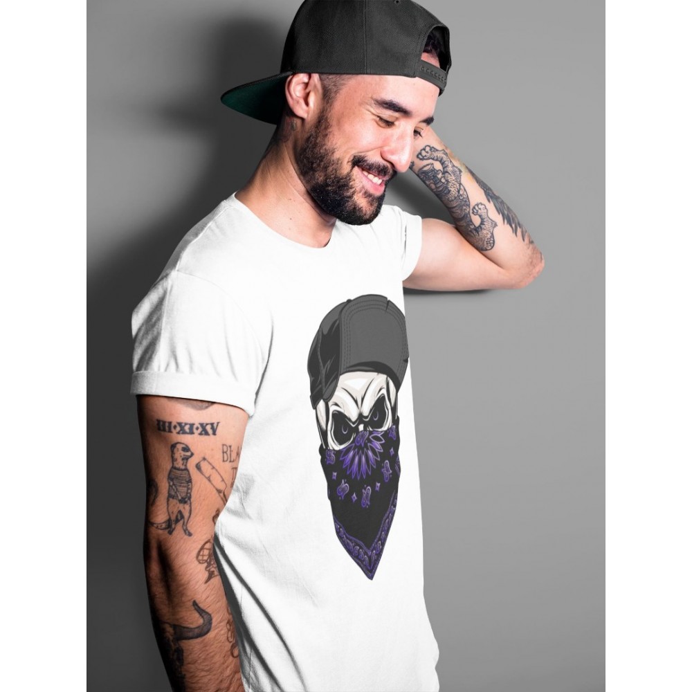 SKULL HAT T SHIRT - AIR JORDAN 12 DARK CONCORD