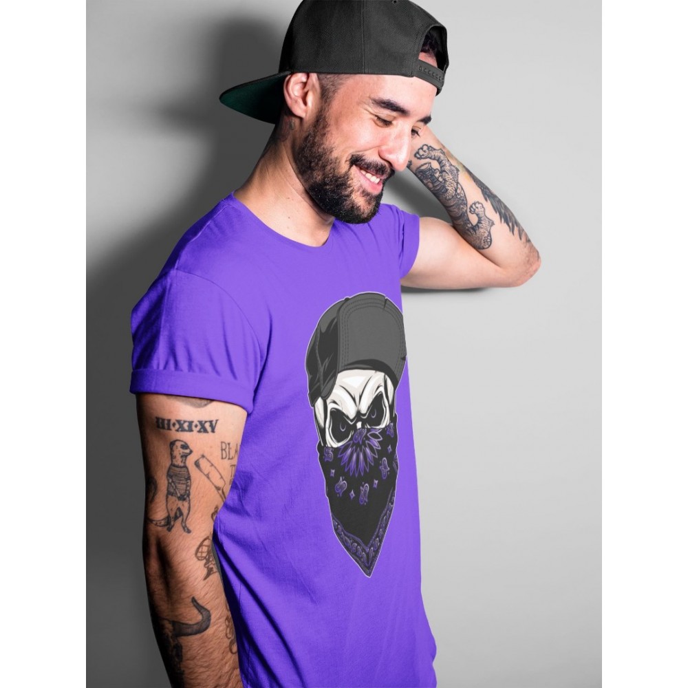 SKULL HAT T SHIRT - AIR JORDAN 12 DARK CONCORD