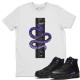 SNAKE T SHIRT - AIR JORDAN 12 DARK CONCORD