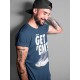 DID YOU GET 'EM T-SHIRT - AIR JORDAN 12 STONE BLUE