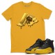 GOLD BAR T-SHIRT - AIR JORDAN 12 UNIVERSITY GOLD