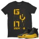 ZERO GRAVITY T-SHIRT - AIR JORDAN 12 UNIVERSITY GOLD