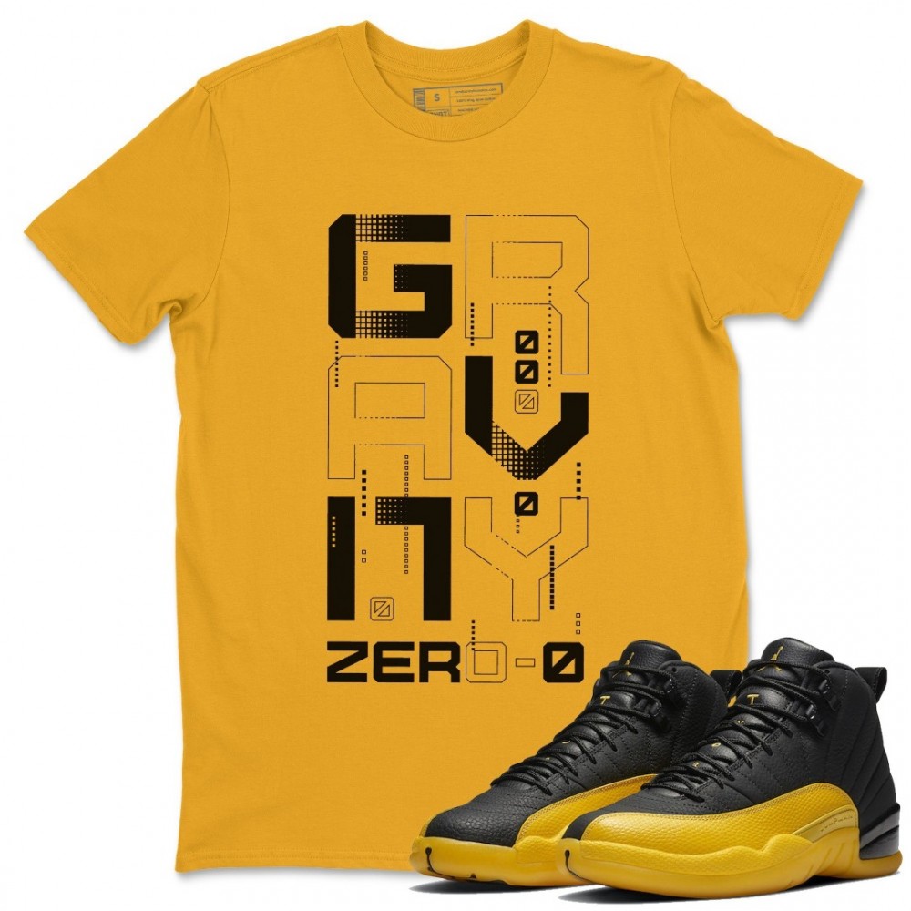 ZERO GRAVITY T-SHIRT - AIR JORDAN 12 UNIVERSITY GOLD