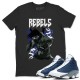 REBELS T-SHIRT - AIR JORDAN 13 FLINT