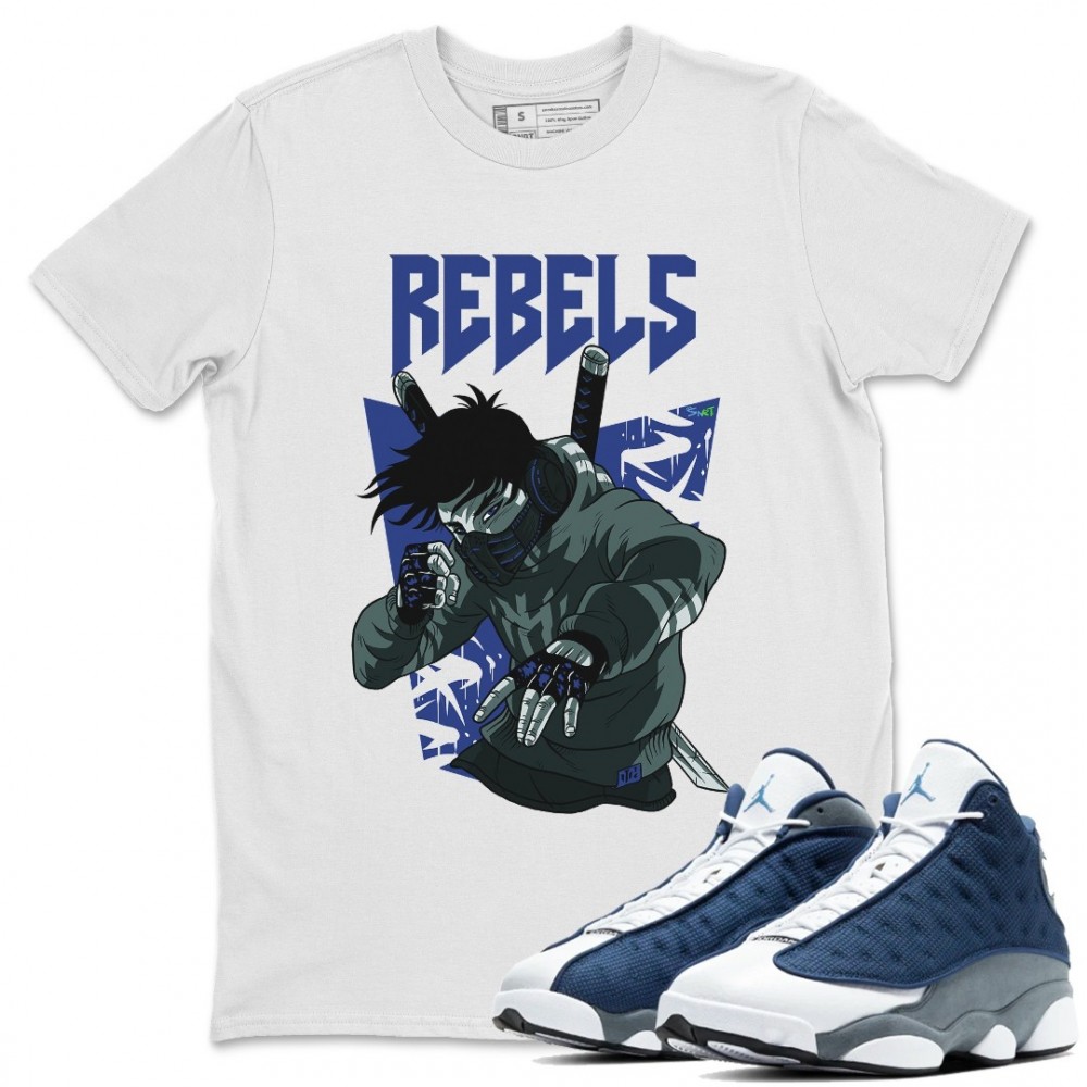 REBELS T-SHIRT - AIR JORDAN 13 FLINT