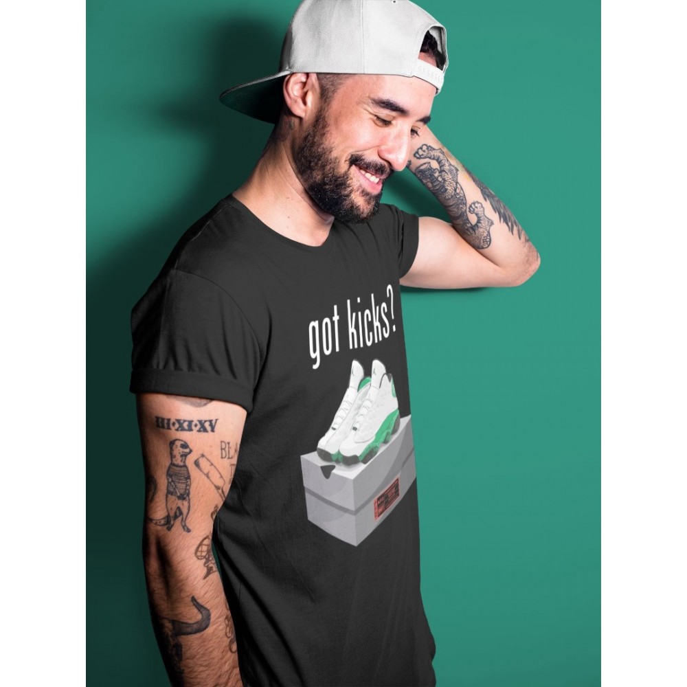 GOT KICKS T-SHIRT - AIR JORDAN 13 LUCKY GREEN