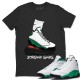 JORDAN GANG T SHIRT - AIR JORDAN 13 LUCKY GREEN