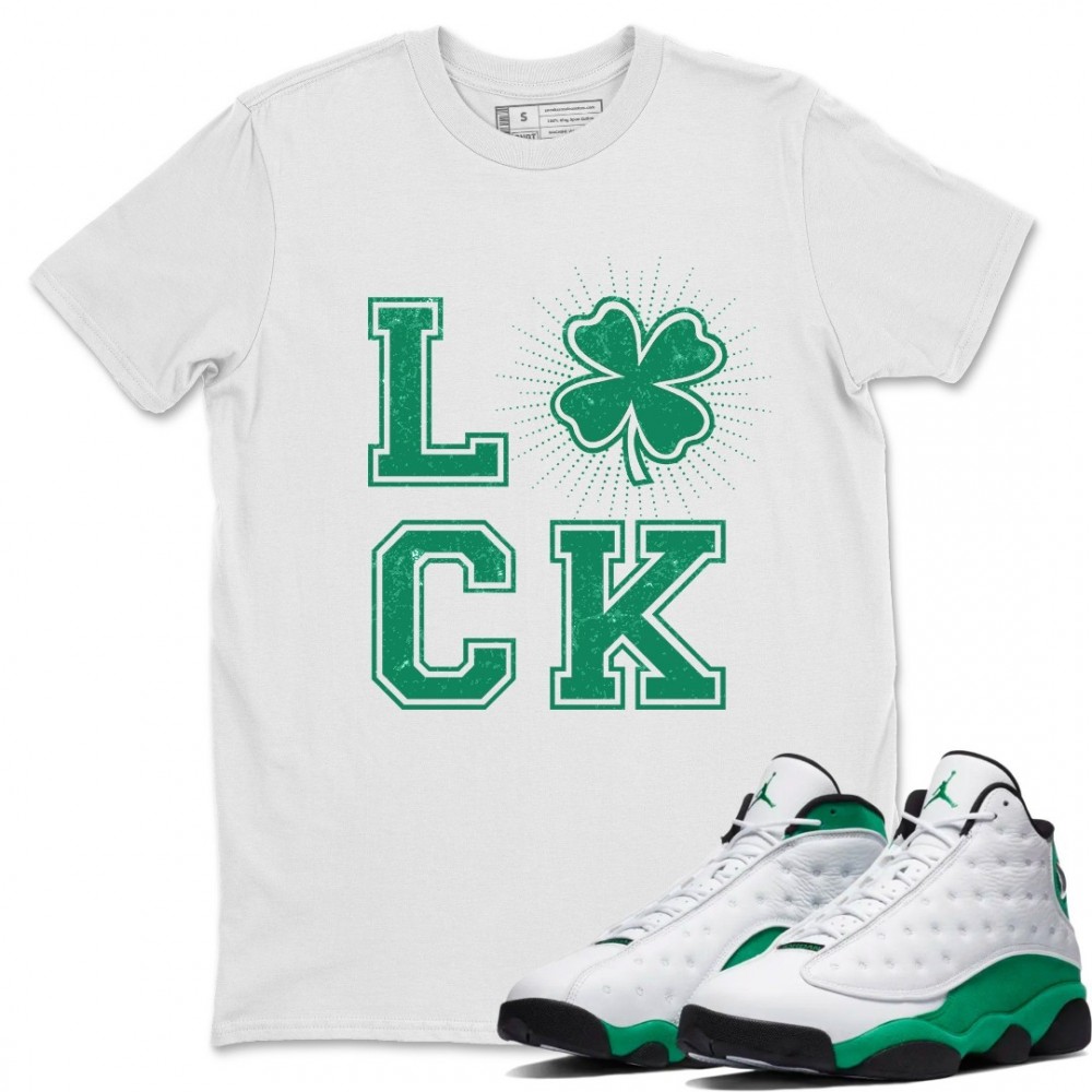 LUCK T SHIRT - AIR JORDAN 13 LUCKY GREEN