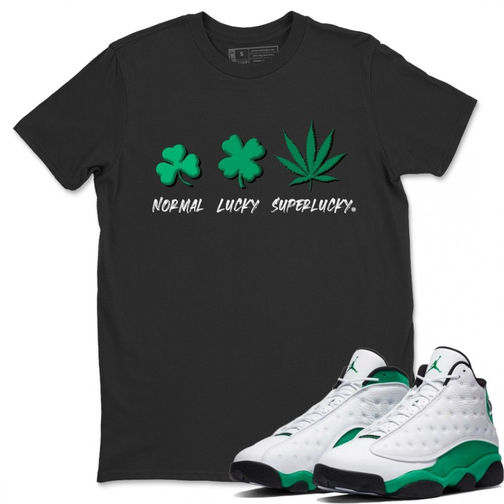 SUPER LUCKY T SHIRT - AIR JORDAN 13 LUCKY GREEN