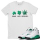 SUPER LUCKY T SHIRT - AIR JORDAN 13 LUCKY GREEN