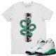 SNAKE T-SHIRT - AIR JORDAN 13 LUCKY GREEN