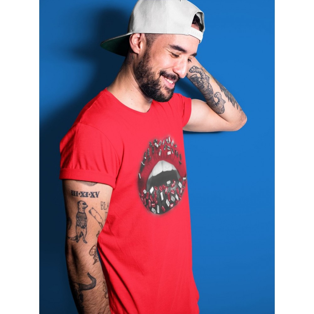 LIPS JEWEL T-SHIRT - AIR JORDAN 14 GYM RED