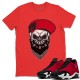 SKULL HAT T-SHIRT - AIR JORDAN 14 GYM RED