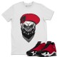 SKULL HAT T-SHIRT - AIR JORDAN 14 GYM RED