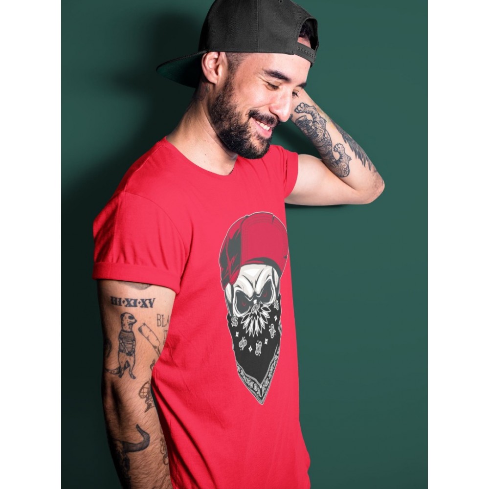 SKULL HAT T-SHIRT - AIR JORDAN 14 GYM RED