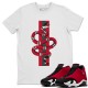 SNAKE T-SHIRT - AIR JORDAN 14 GYM RED