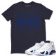 BORN HUSTLER T SHIRT - AIR JORDAN 14 HYPER ROYAL