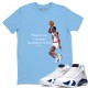 MICHAEL JORDAN T SHIRT - AIR JORDAN 14 HYPER ROYAL