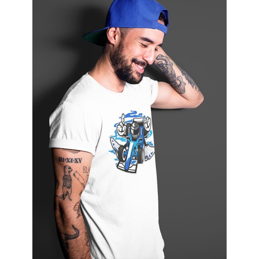 RACER T SHIRT - AIR JORDAN 14 HYPER ROYAL