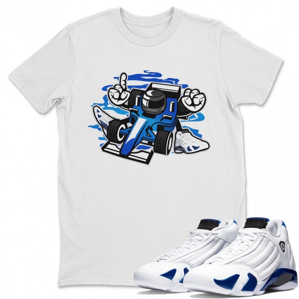 RACER T SHIRT - AIR JORDAN 14 HYPER ROYAL