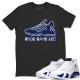 SHOE GAME LIT T SHIRT - AIR JORDAN 14 HYPER ROYAL