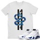 SNAKE T SHIRT - AIR JORDAN 14 HYPER ROYAL