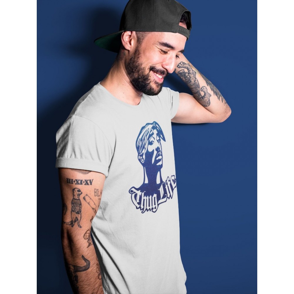 THUG LIFE T SHIRT - AIR JORDAN 14 HYPER ROYAL