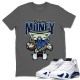 YOUNG MONEY T SHIRT - AIR JORDAN 14 HYPER ROYAL