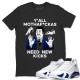 Y'ALL NEED NEW KICKS T SHIRT - AIR JORDAN 14 HYPER ROYAL