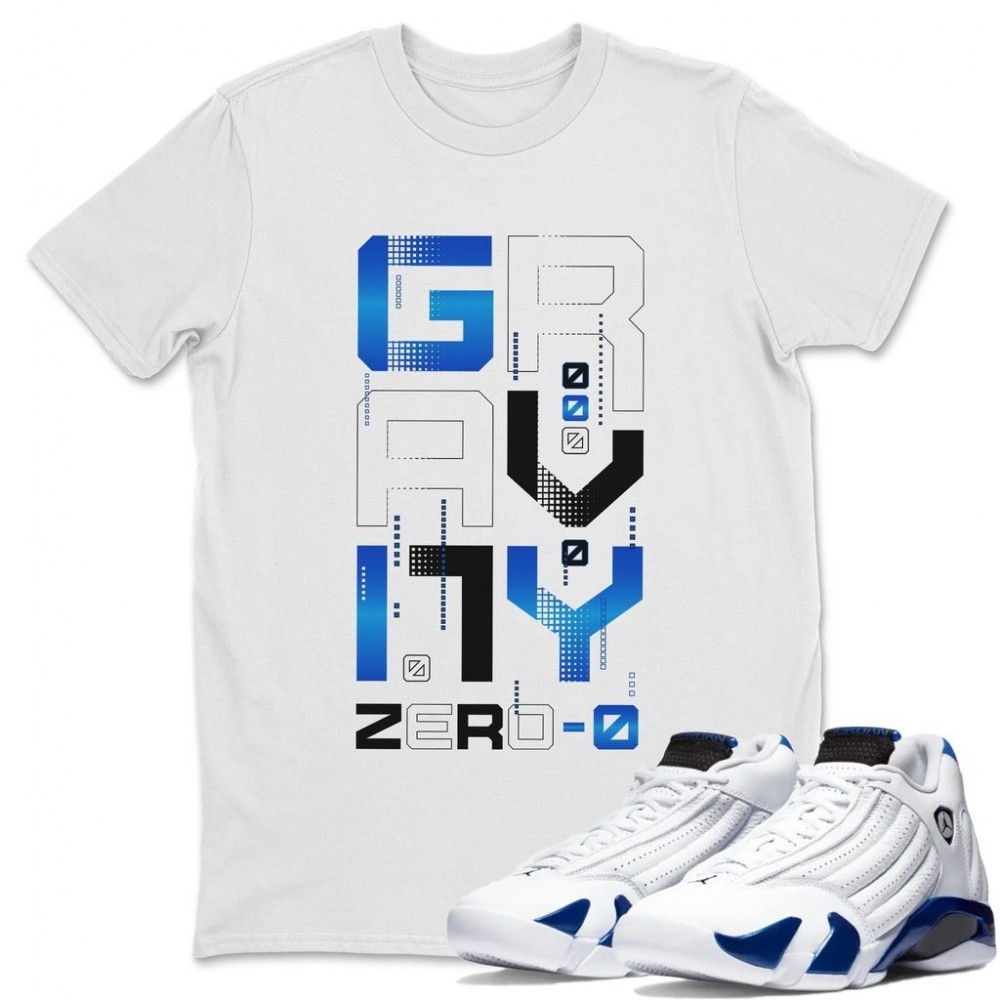 ZERO GRAVITY T SHIRT - AIR JORDAN 14 HYPER ROYAL