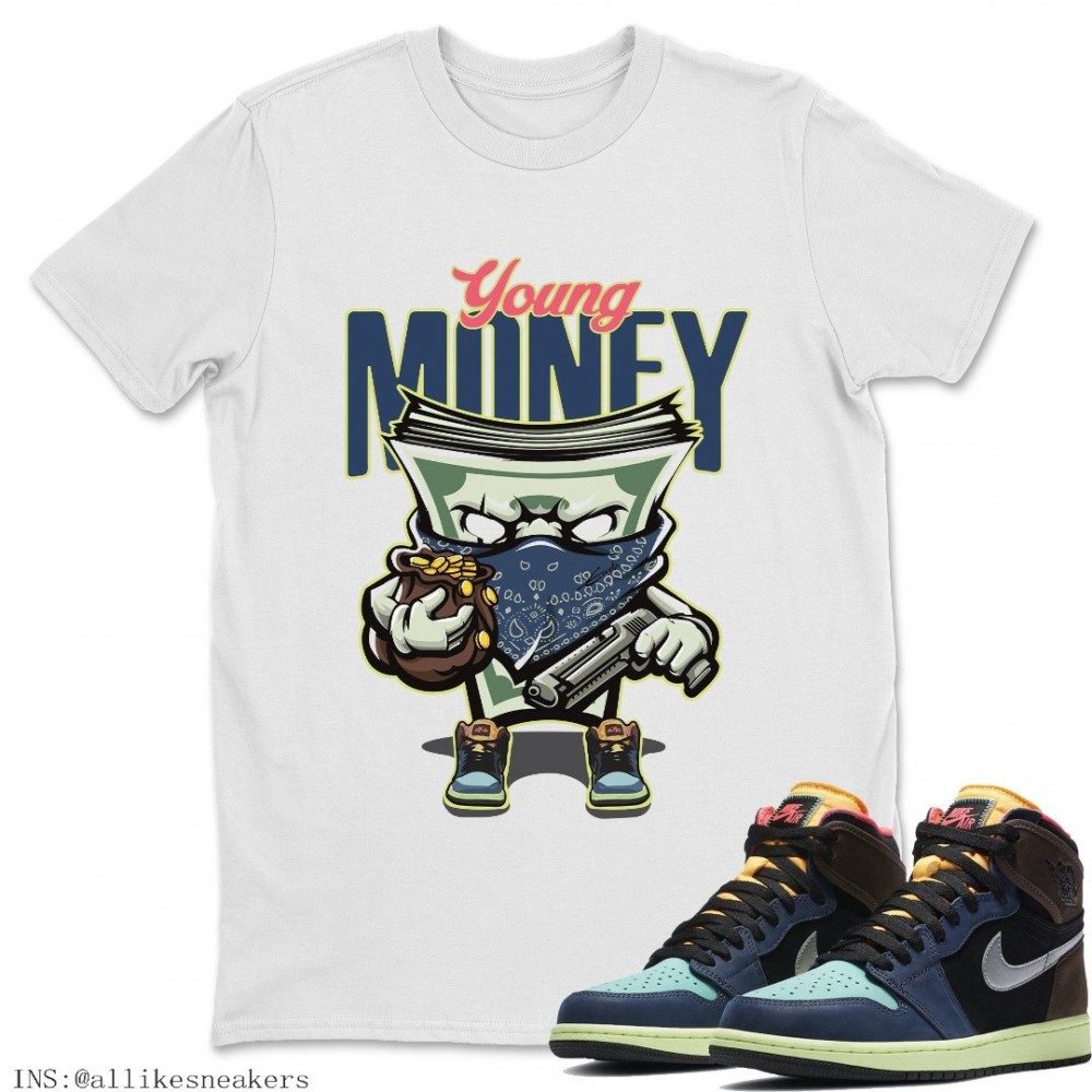 YOUNG MONEY T-SHIRT - AIR JORDAN 1 BIO HACK