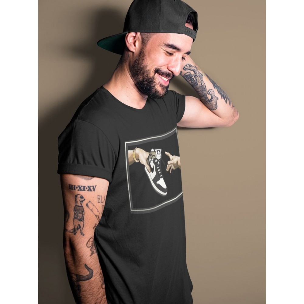 ADAMS CREATION T-SHIRT - AIR JORDAN 1 DARK MOCHA