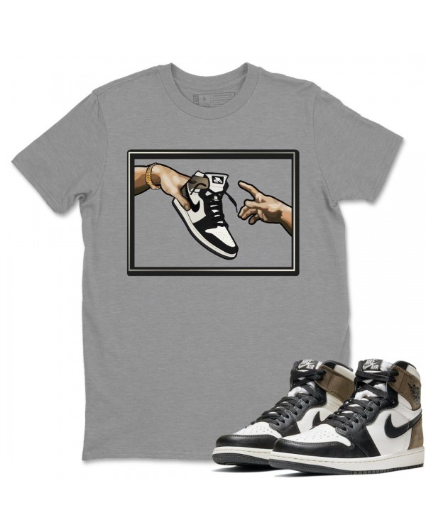 ADAMS CREATION T-SHIRT - AIR JORDAN 1 DARK MOCHA