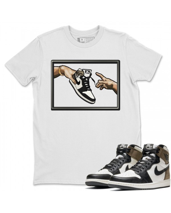 ADAMS CREATION T-SHIRT - AIR JORDAN 1 DARK MOCHA